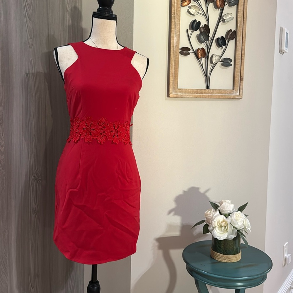 Beautiful elegant red dress size M